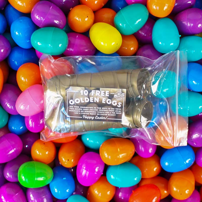 2 Candy Filled Easter Eggs 2-1/3" (500 PACK)