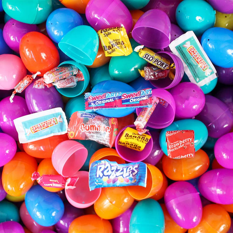 2 Candy Filled Easter Eggs 2-1/3" (500 PACK)