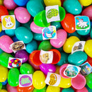1 Sticker Filled Easter Eggs 2-1/3" (500 PACK)