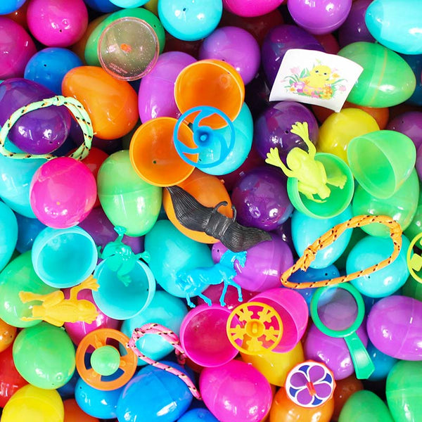 Economy 1 Toy Filled Easter Eggs 2.25" (500 PACK)