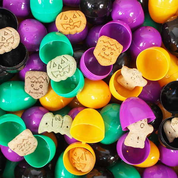 Dog Treat Filled Halloween Eggs 2-1/3" (200 PACK)