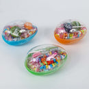 Filled Large Plastic Horizontal Easter Egg 5.25" (EACH)