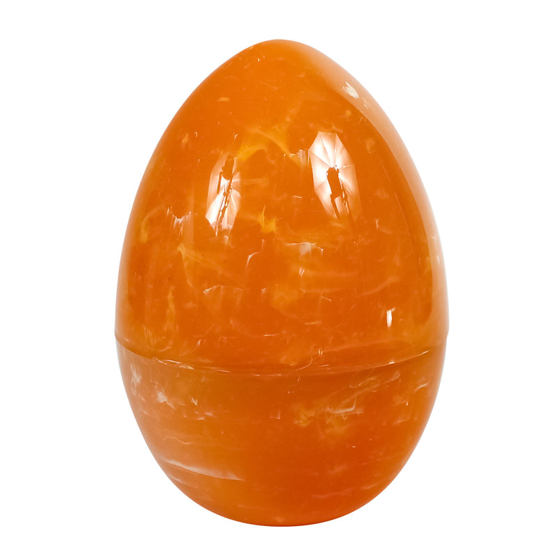Orange Marbleized Easter Egg