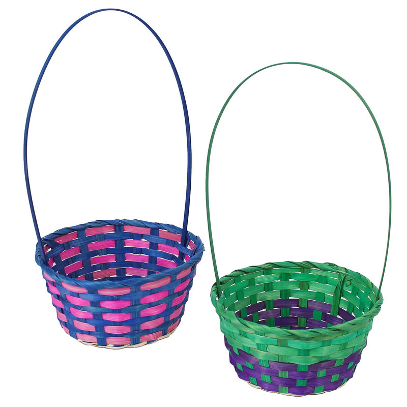 Bamboo Easter Basket Assorted 8"