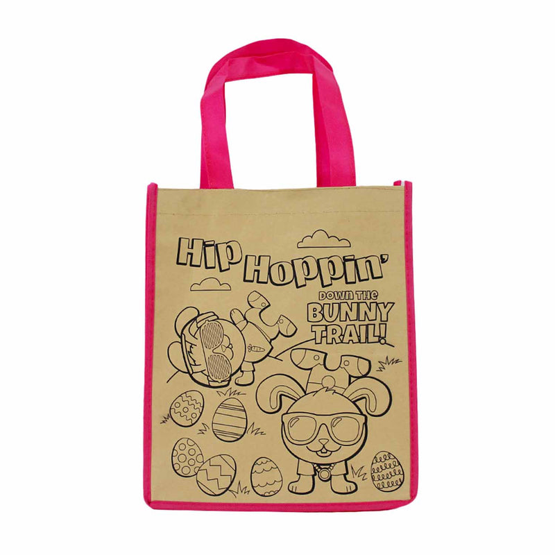 Easter Color Tote Bag Assorted 12" x 10.25" (EACH)