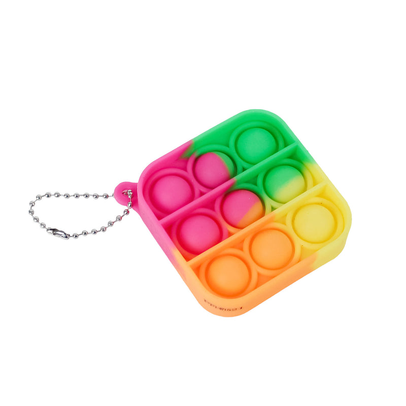 Pop It! Mini Bubble Popper Keychain Assorted 2.5"
