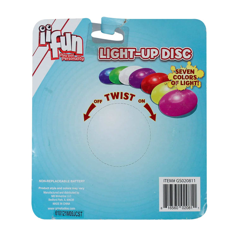 Closeout Light Up Flying Disc 5.5"