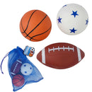 Mini Sports Ball Assortment 4" - 6" (3 PACK)