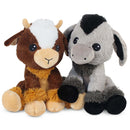 Plush Precious Goat and Donkey Assorted 21" (EACH)