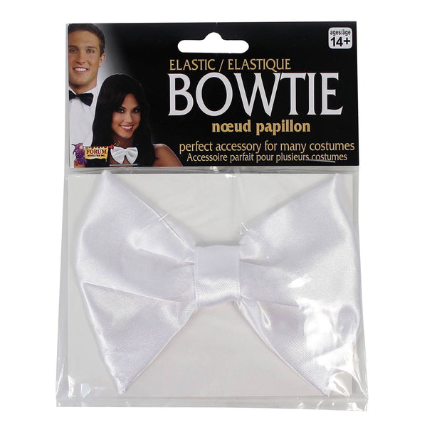 Bow Tie White With Elastic