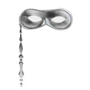 Mask on a stick- Silver