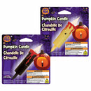 LED Flicker Pumpkin Candle Assorted 3" (EACH)