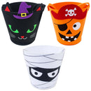 Closeout Felt Halloween Basket Assorted 7" (EACH)