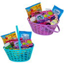 Filled Egg Shape Plastic Basket 8.25" (EACH)