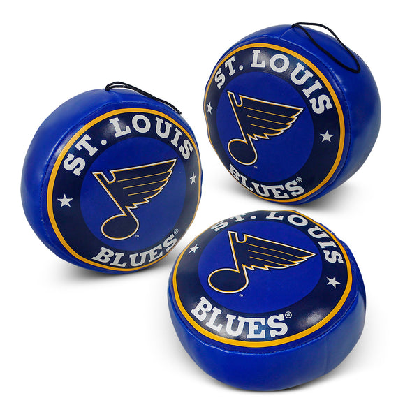 St. Louis Blues Stuffed Vinyl Hockey Puck 4.5" (DZ)