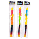 Foam Pump Action Rocket Assortment 19" (DZ)