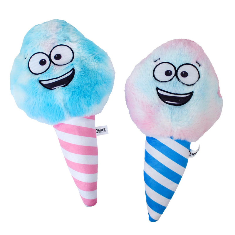 Plush Smiley Cotton Candy Assorted 16" (EACH)