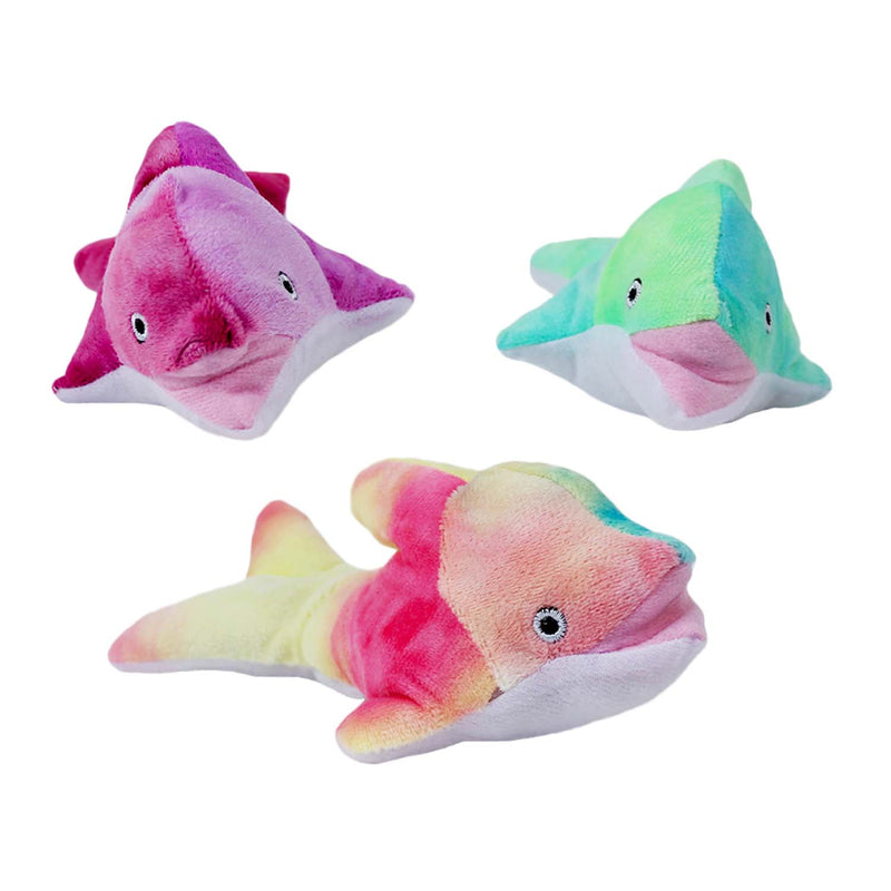 Plush Tie Dye Dolphin Assortment 7" (DZ)