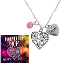 Mom Double Heart Necklace (EACH)