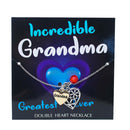 Grandma Double Heart Necklace (EACH)