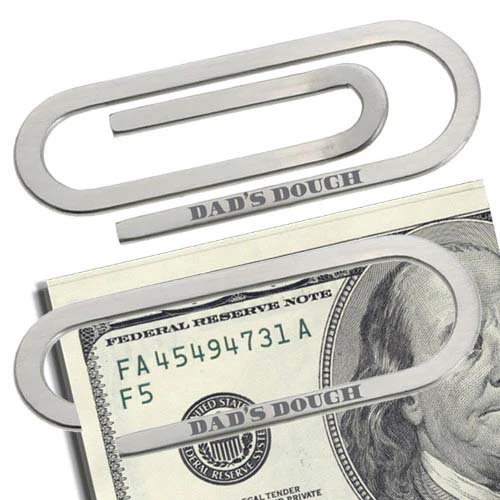 Dad's Dough Silver Money Clip