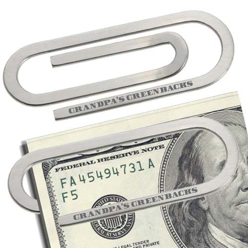 Grandpa's Greenbacks Gold Money Clip
