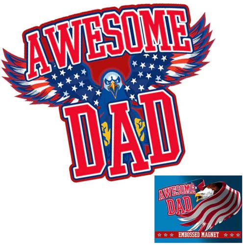 Awesome Dad Magnet 2.75"