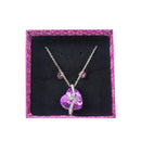 Mom Reflective Heart Necklace and Earrings (EACH)