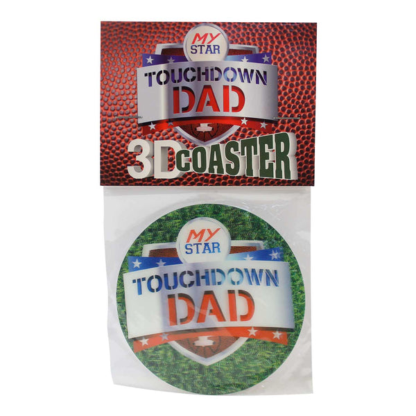 Touchdown Dad 3D Coaster