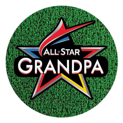 All-Star Grandpa 3D Coaster
