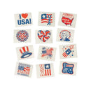 Tattoos - Glow In The Dark Patriotic Assortment 1.5" (72 PACK)