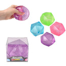 Glow In The Dark Sugar Polyhedron Ball Assorted 2.25" (EACH)