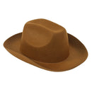 Child Size Brown Felt Cowboy Hat (EACH)