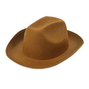 Child Size Brown Felt Cowboy Hat (EACH)