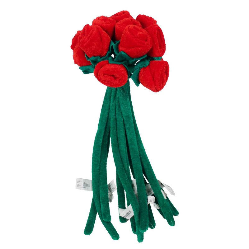 bouquet of plush roses