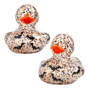 Halloween Glitter & Bats Rubber Duckies 2" (10 PACK)