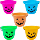 Closeout Plastic Halloween Pail Assorted 6" (EACH)