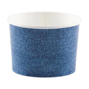 denim print treat cup