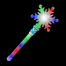 LED Multicolor Snowflake Wand 15.5" (EACH)