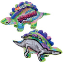 Plush Graffiti Stegosaurus Dinosaur 15" (EACH)