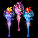 Light Up Mermaid Shell Wand Assorted 16" (EACH)