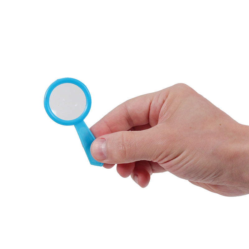 Mini Magnifying Glass in hand