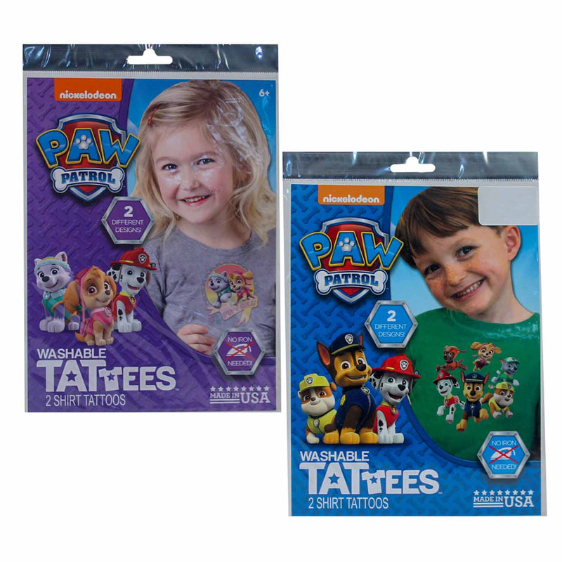 Tattoos - Boy/Girl Paw Patrol For T-Shirt 5"