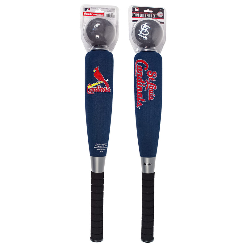 St. Louis Cardinals Foam Bat & Ball Set front and back