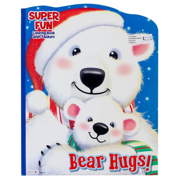 Jumbo Christmas Coloring Book with Stickers 