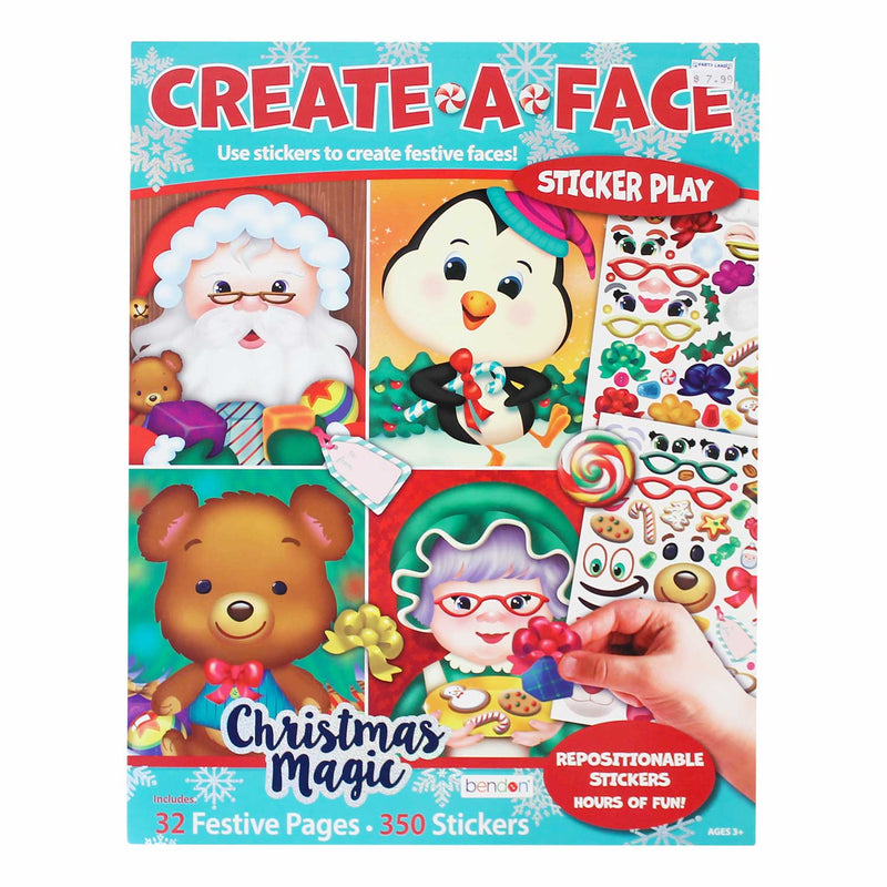 Jumbo Christmas Create-A-Face Pad