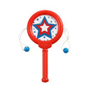 Mini Patriotic Plastic Spin Drums 4" (DZ)