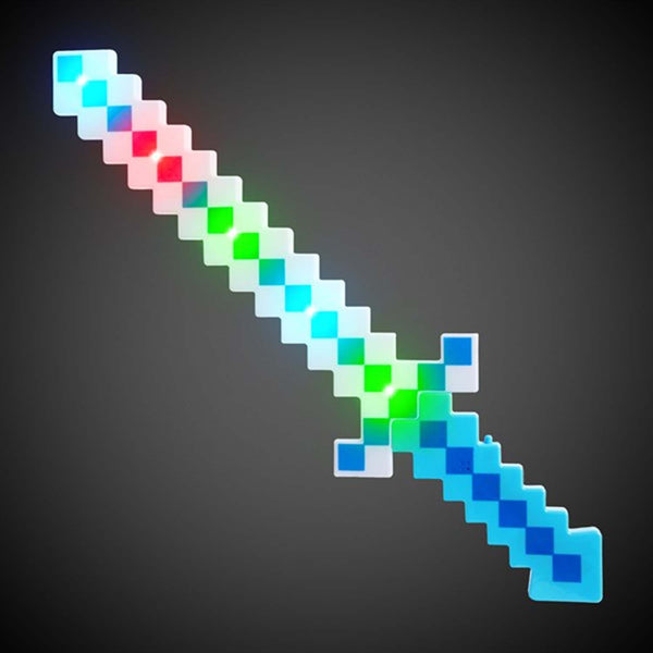 Light Up Pixel Sword 24"