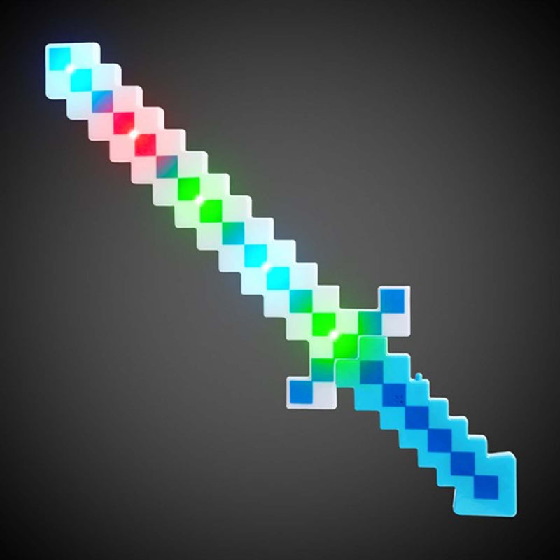 Light Up Pixel Sword 24"
