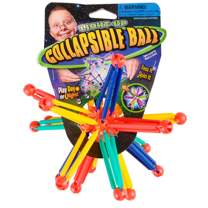 Light Up Collapsible Ball package